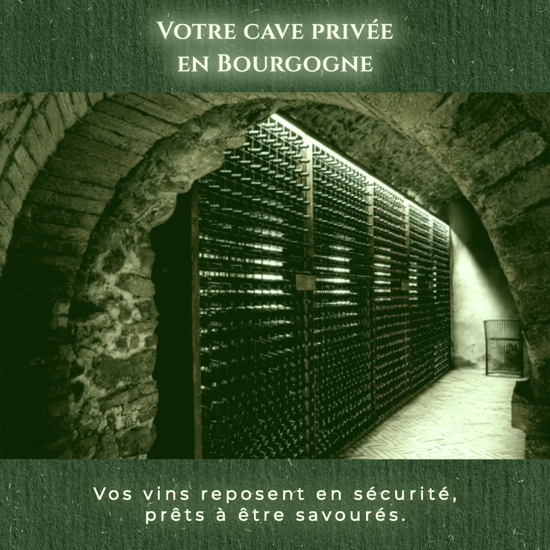 Private wine cellar with ageing racks