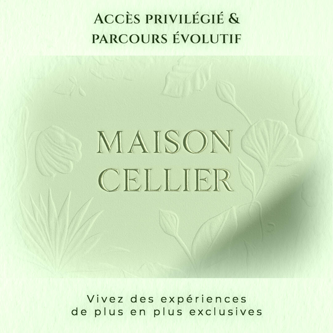 Maison Cellier embossed invitation card